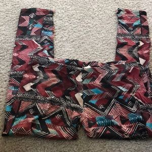Multi-Colored Multi-Print Leggings